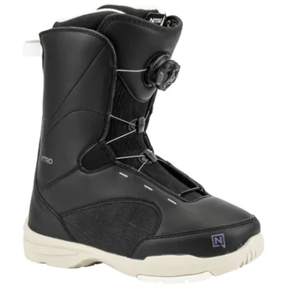 Női snowboard cipő NITRO Boty Flora Boa Black