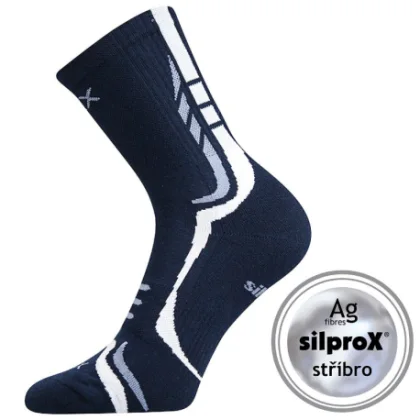 Férfi túrázó zoknik VOXX THORX DARK BLUE