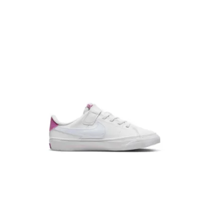 Lány utcai cipők NIKE Court Legacy white cosmic fuchsia pearl pink football grey