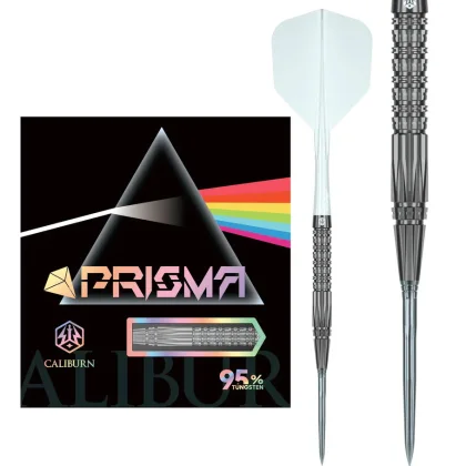 darts szett steel Caliburn Prisma - 19,5g, 95%
