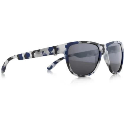 Napszemüvegek RED BULL SPECT WING3-005P, camouflage pattern, smoke with silver mirror POL, 53-16-145