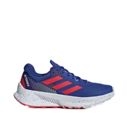 Férfi futó trail cipők ADIDAS Terrex Soulstride Flow M dash grey pure ruby semi lucid blue