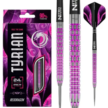 Dart szett steel Red Dragon Tyrian 24g, 90%