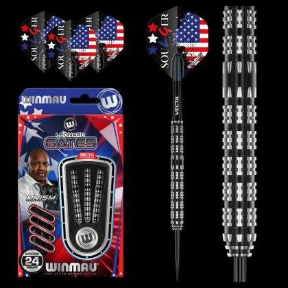 DART SZETT STEEL WINMAU LEONARD GATES 24G, 90% WOLFRAM