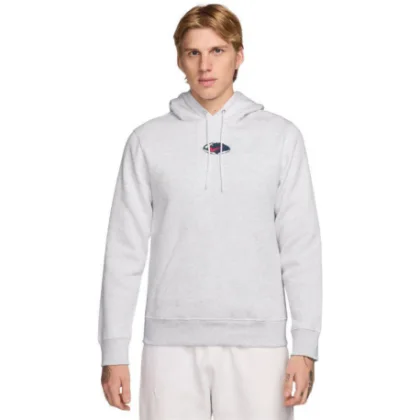Férfi kapucnis pulóver NIKE U NSW HDY CLUB PO BB OC 2 BIRCH HEATHER