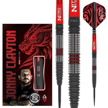 Dart szett steel Red Dragon Jonny Clayton Hiraeth 22g, 90%