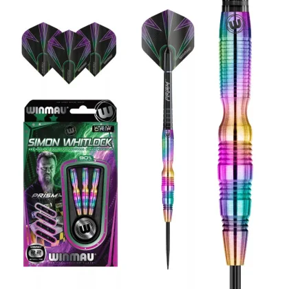 Winmau steel szett SIMON WHITLOCK 90% 22 g, Urban grip