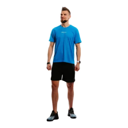 Férfi rövid ujjú futó póló ANTA SS Tee-852225101-1-SS22_Q2-Moon Blue Heather