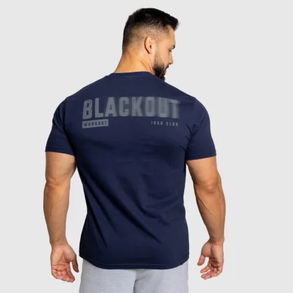 Férfi póló Iron Aesthetics Blackout, navy
