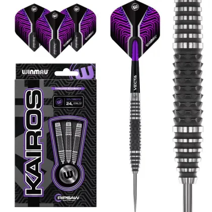 Dart szett Winmau steel Kairos 24g, 90% gravírozott