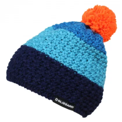 Téli sapka BLIZZARD Tricolor, blue navy orange