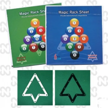 MAGIC BALL RACK SHEET golyóállító lapka 9-10-es játékhoz