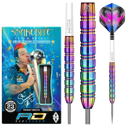DART SZETT Red Dragon PETER WRIGHT SNAKEBITE 1-23g