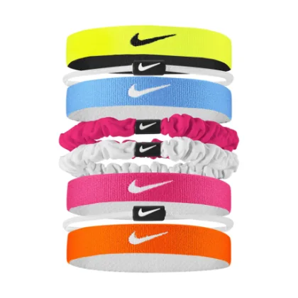 Női fejpánt NIKE MW HEAD TIES 8PK VT WH BK