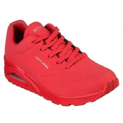 Férfi szabadidőcipő SKECHERS Uno Stand On Air M red