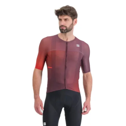 Férfi rövidujjú kerékpáros mez SPORTFUL Light pro jersey, shaded huckleberry