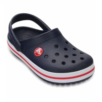 Fiú kroksik (szabadidőcipő) CROCS Crocband Clog Kids navy red