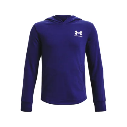 Fiú kapucnis pulóver UNDER ARMOUR UA Rival Terry Hoodie-BLU