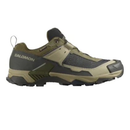 Férfi alacsony túracipő SALOMON X Ultra 5 GTX M martini olive gray green blue nights