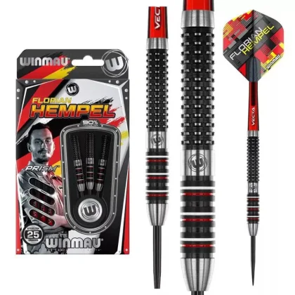 Dart szett Winmau steel Florian Hempel 25g, 90%