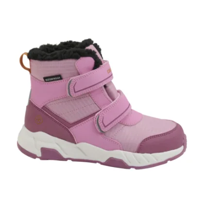 Lány téli magas csizmák COLOR KIDS Boots W. Velcro, WP-760154.5214-Lilac chiffon