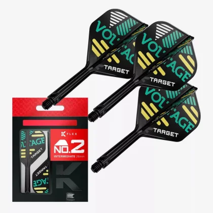 Darts toll és szár egyben Target K-Flex Rob Cross, no2 toll és közepes szár