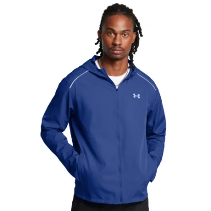 Férfi futódzseki UNDER ARMOUR UA STORM RUN HOODED JACKET-BLU