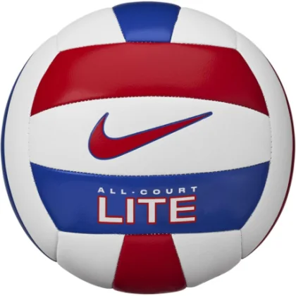 Röplabdázó labda NIKE ALL COURT LITE VOLLEYBALL 05 WHITE UNIVERSITY RED GAME ROYAL UNIVERSITY RED