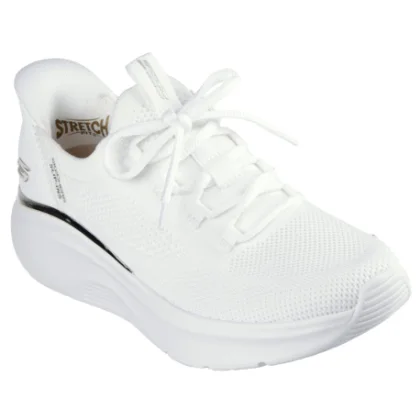 Női szabadidőcipők SKECHERS Bobs B Love True Delight Slip-Ins W white