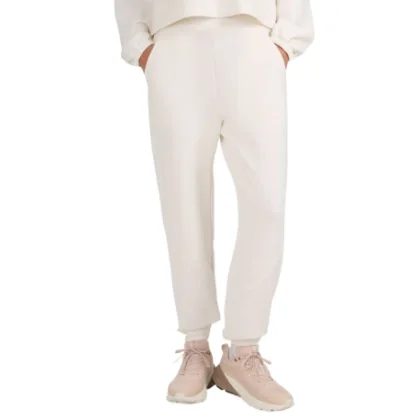 Női melegítőnadrágok 4F TROUSERS CAS F1180-WAW25TTROF1180-11S-OFF WHITE