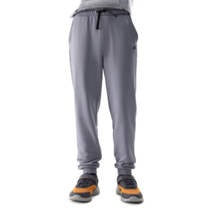 Fiú melegítő nadrágok 4F JUNIOR TROUSERS-4FJWSS24TTROM591-34S-LIGHT BLUE