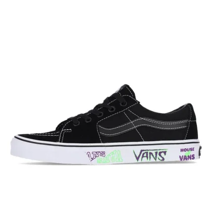Férfi utcai cipő VANS UA SK8-Low live at hov black white