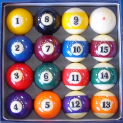 Golyókészlet Super Aramith Pool 2,1/4 normál méretű