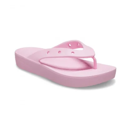Női papucsok (strandcipők) CROCS Classic Platform Flip W flamingo