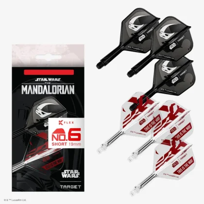 Toll és szár egyben dupla csomag STAR WARS II TARGET K-Flex Mandalorian No6 toll és rövid szár