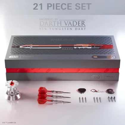darts szett steel STAR WARS TARGET Darth Vader Lightsaber First Edition 24gr, 95%