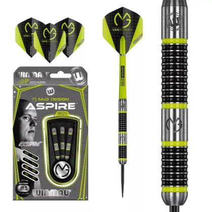 Dart szett Winmau steel MvG Aspire 23g, 80%
