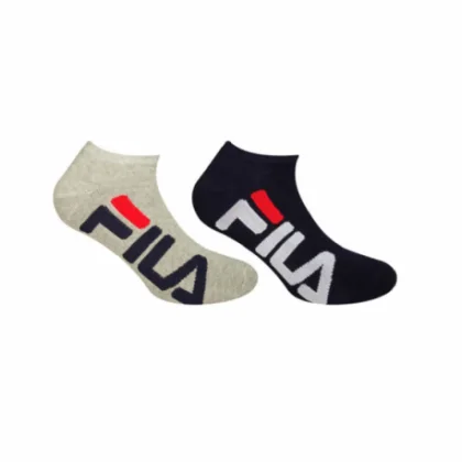 Zoknik FILA F9199 INVISIBLE SOCKS 2 PACK-189 NAVY GREY