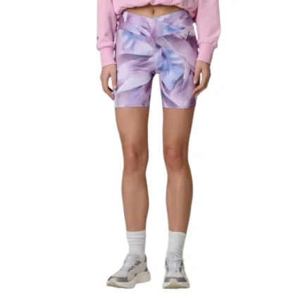 Női sortok 4F SHORT TIGHTS CAS F018-90A-MULTICOLOUR ALLOVER