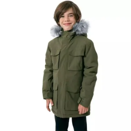 Fiú kabát 4F JUNIOR BOYS JACKET JKUM001-43S-KHAKI