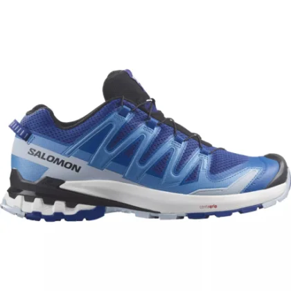 Férfi futó trail cipők SALOMON XA Pro 3D V9 surf the web ibiza blue white
