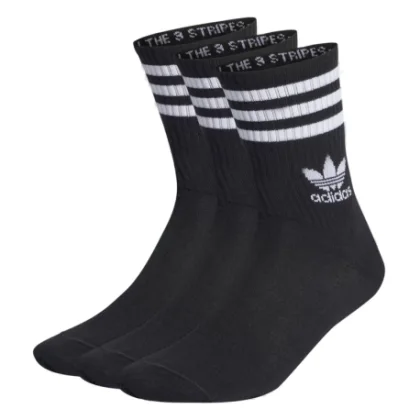 Zoknik ADIDAS ORIGINALS 3 PACK-CREW SOCK-BLACK