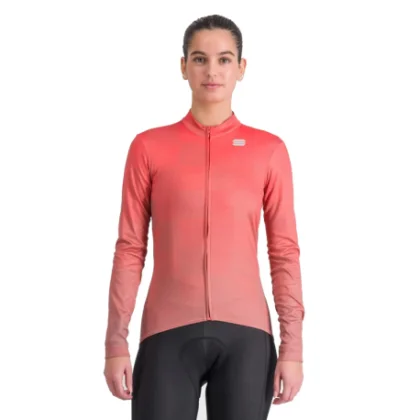 Női hosszú ujjú kerékpáros mez SPORTFUL Rocket w thermal jersey, pompelmo pink