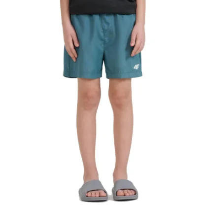 Fiú úszónadrágok 4F JUNIOR BOARD SHORTS TEAL