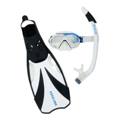 Búvár sznorkel szett AQUALUNG COMPASS SET BLACK WHITE