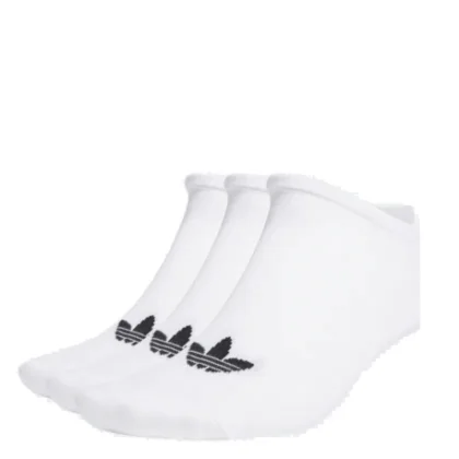 Zoknik ADIDAS ORIGINALS 3 PACK-TREFOIL LINER-S20273-3 PACK-WHITE WHITE BLACK
