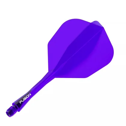 Darts toll és szár egyben Winmau Fusion lila, NO6 toll és közepes hosszúságú szár