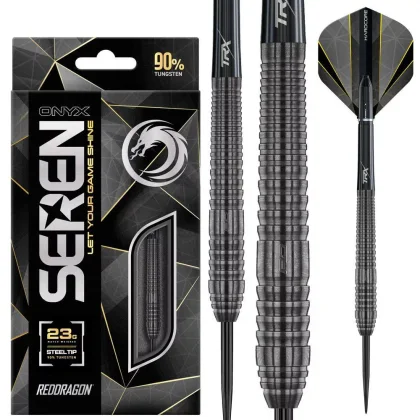 Dart szett steel Red Dragon Seren 2 Onyx 23g, 90%