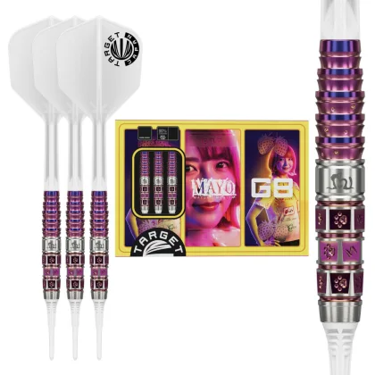 Darts szett soft TARGET Japan Prime Series Mayo GEN8, 18g 90%