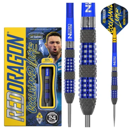DART SZETT STEEL RED DRAGON LUKE HUMPHRIES TX2, 24g 90%
